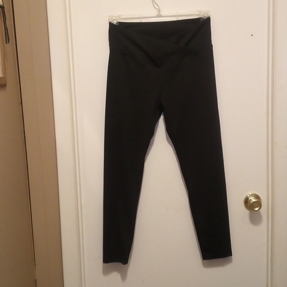 NIP SHEIN Casual Solid Black Skinny Leggings For Women - Size Large - Picture 6 of 13